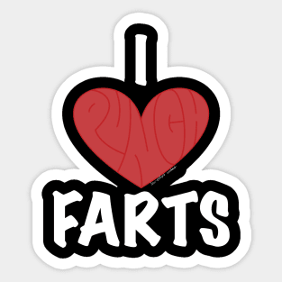 I Punch Farts Sticker